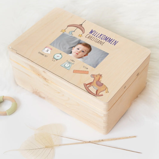 Erinnerungsbox Baby Daten