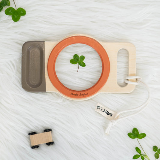 Lupe Kinder aus Holz - XXL Lupe