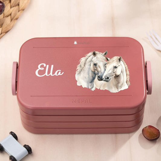 Mepal Brotdose Personalisiert - Take a Break - Pferde