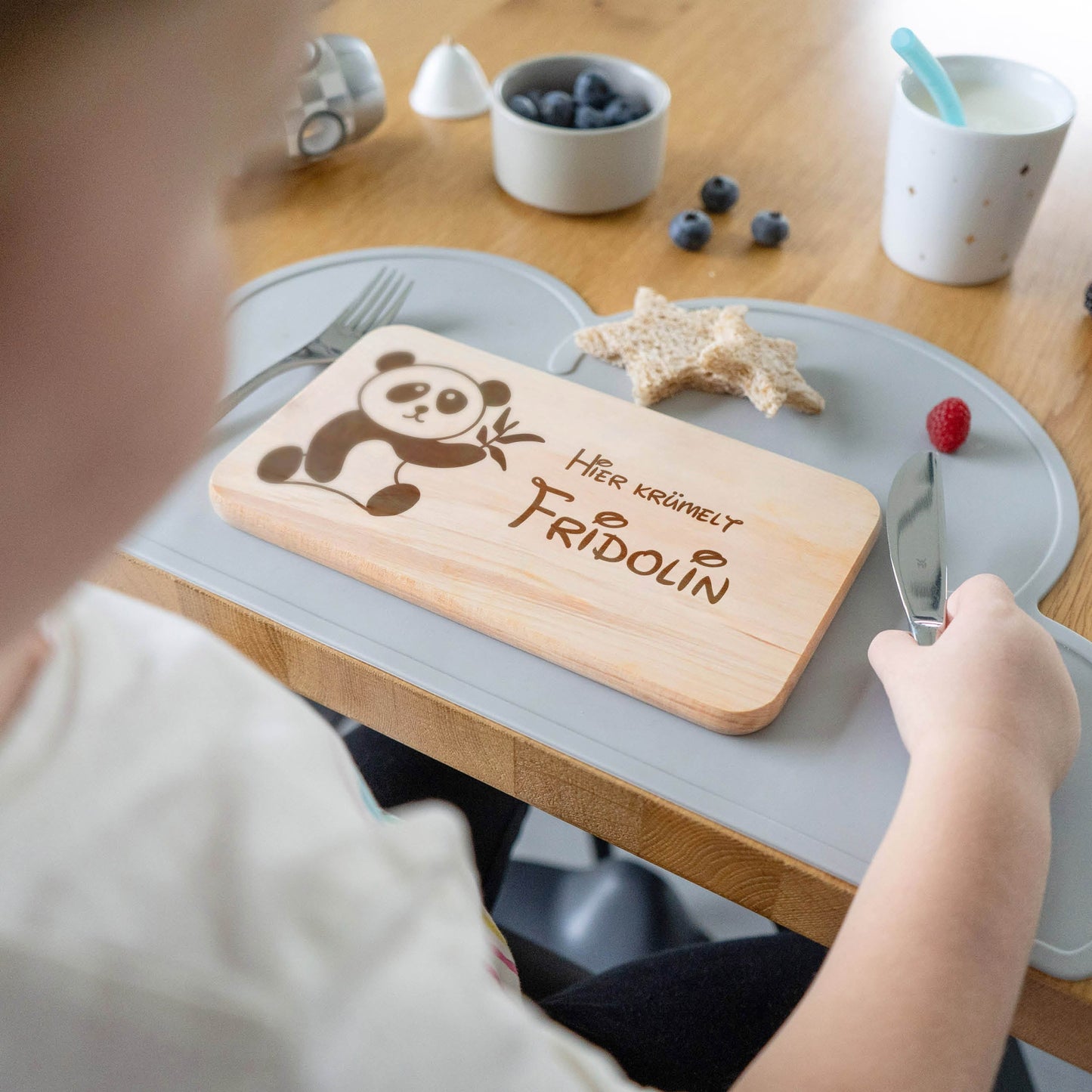 Frühstücksbrettchen personalisiert mit Tiermotiven