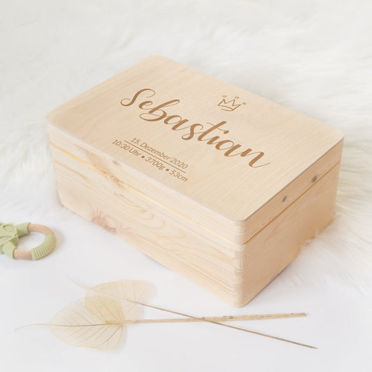 Erinnerungsbox Baby Gravur Name