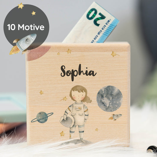 Spardose Personalisiert Astronaut