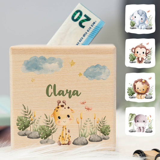 Spardose Personalisiert Safari