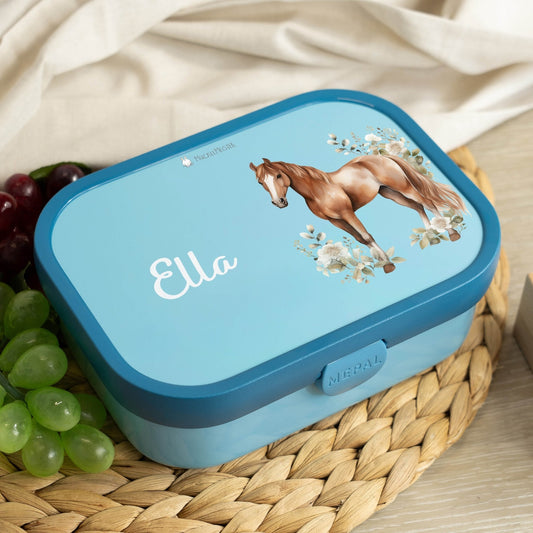 Mepal Brotdose Personalisiert - Campus - Pferd "Floral"
