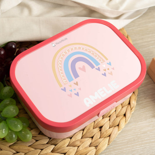 Mepal Brotdose Personalisiert - Campus - Regenbogen Mädchen