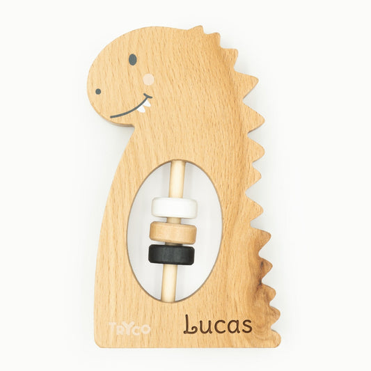 Dino Rassel aus Holz
