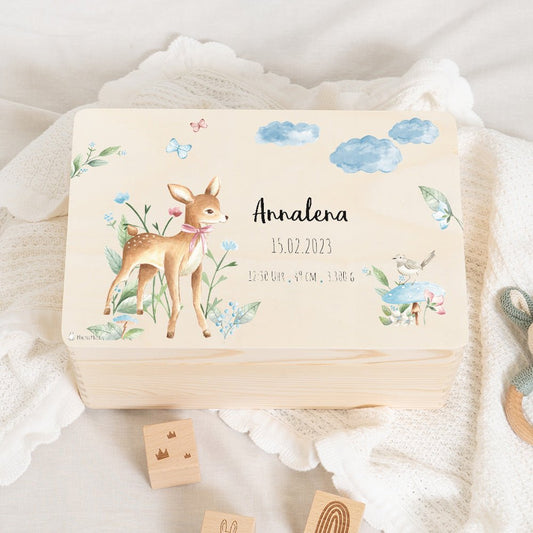 Erinnerungskiste Baby Reh