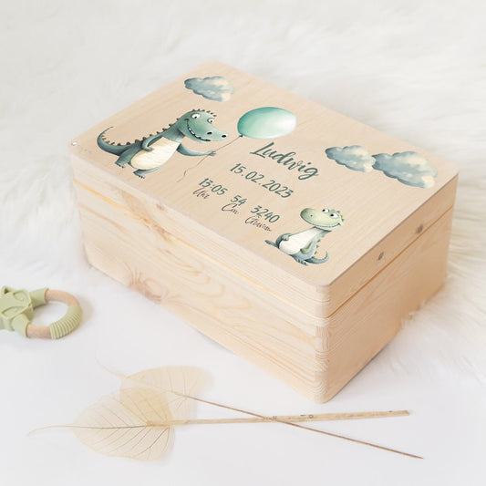 Erinnerungskiste Baby Krokodile