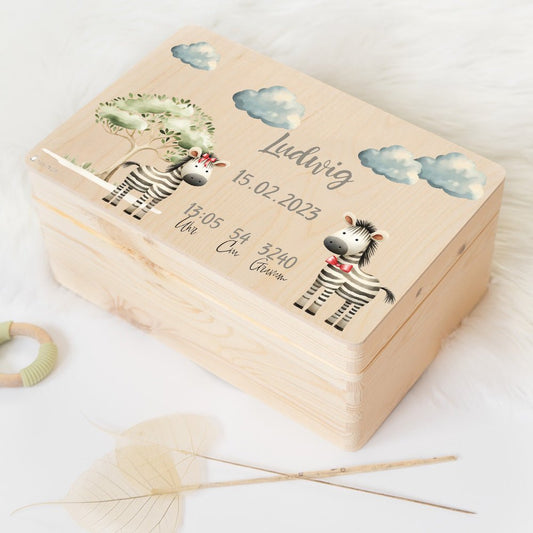 Erinnerungskiste Baby Zebra