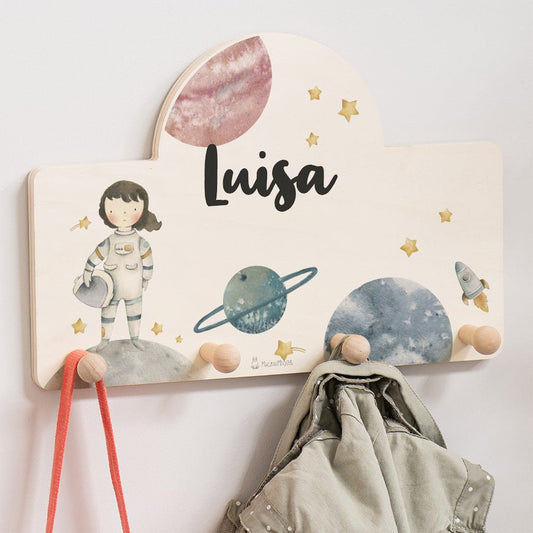 Kindergarderobe Personalisiert - Astronaut