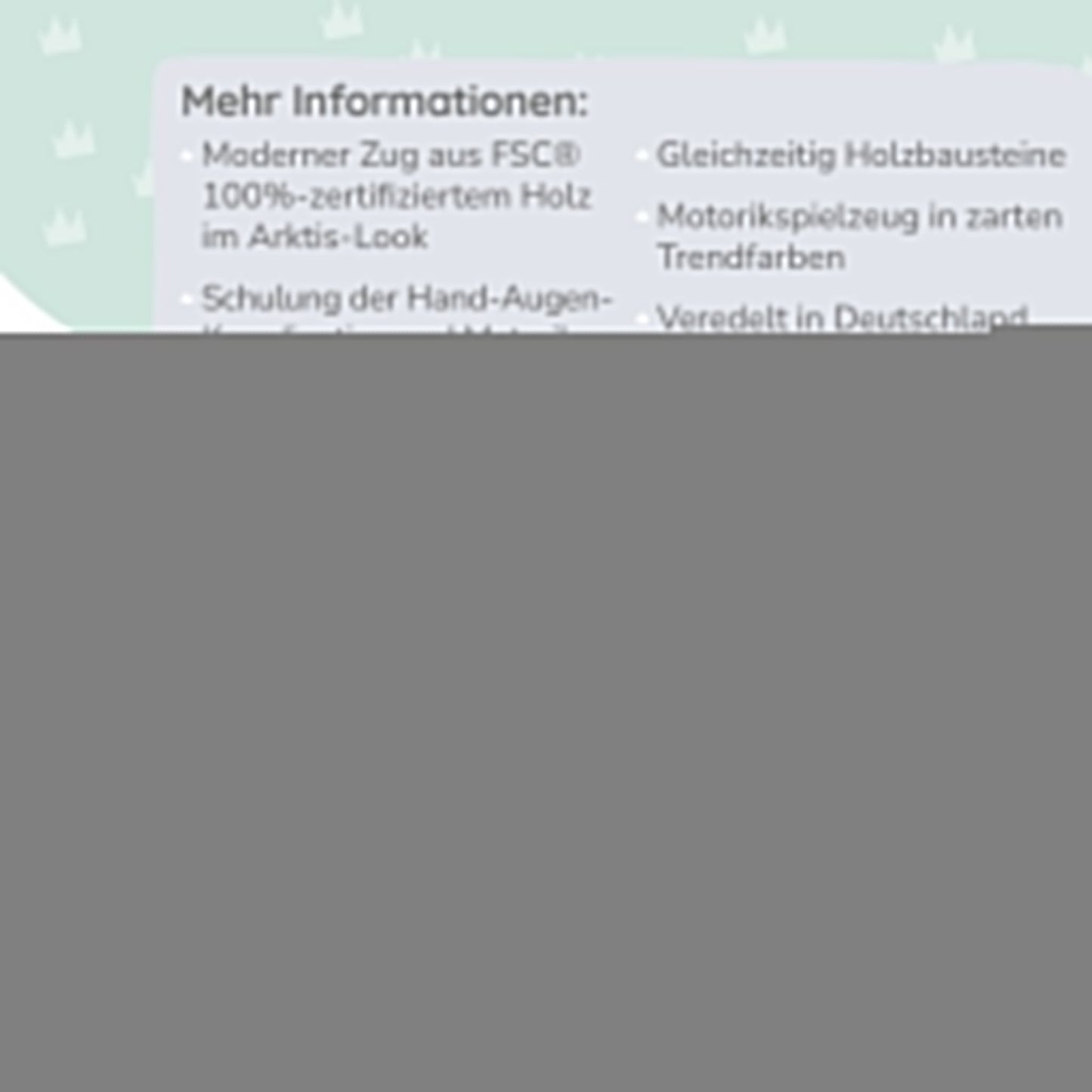 Holzzug "Arctic" Personalisiert - ab 1 Jahr