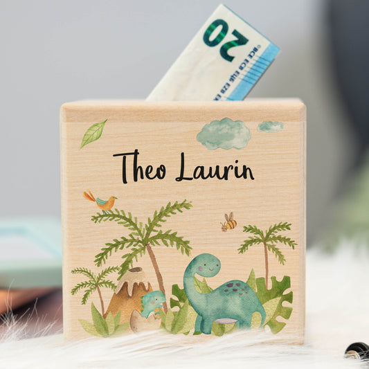 Spardose Personalisiert Dino