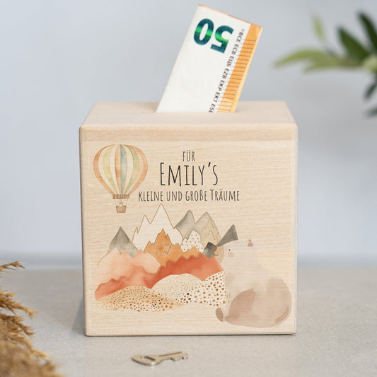 Spardose Personalisiert Landschaft