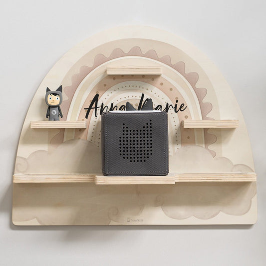 Tonie Regal personalisiert Regenbogen rosa