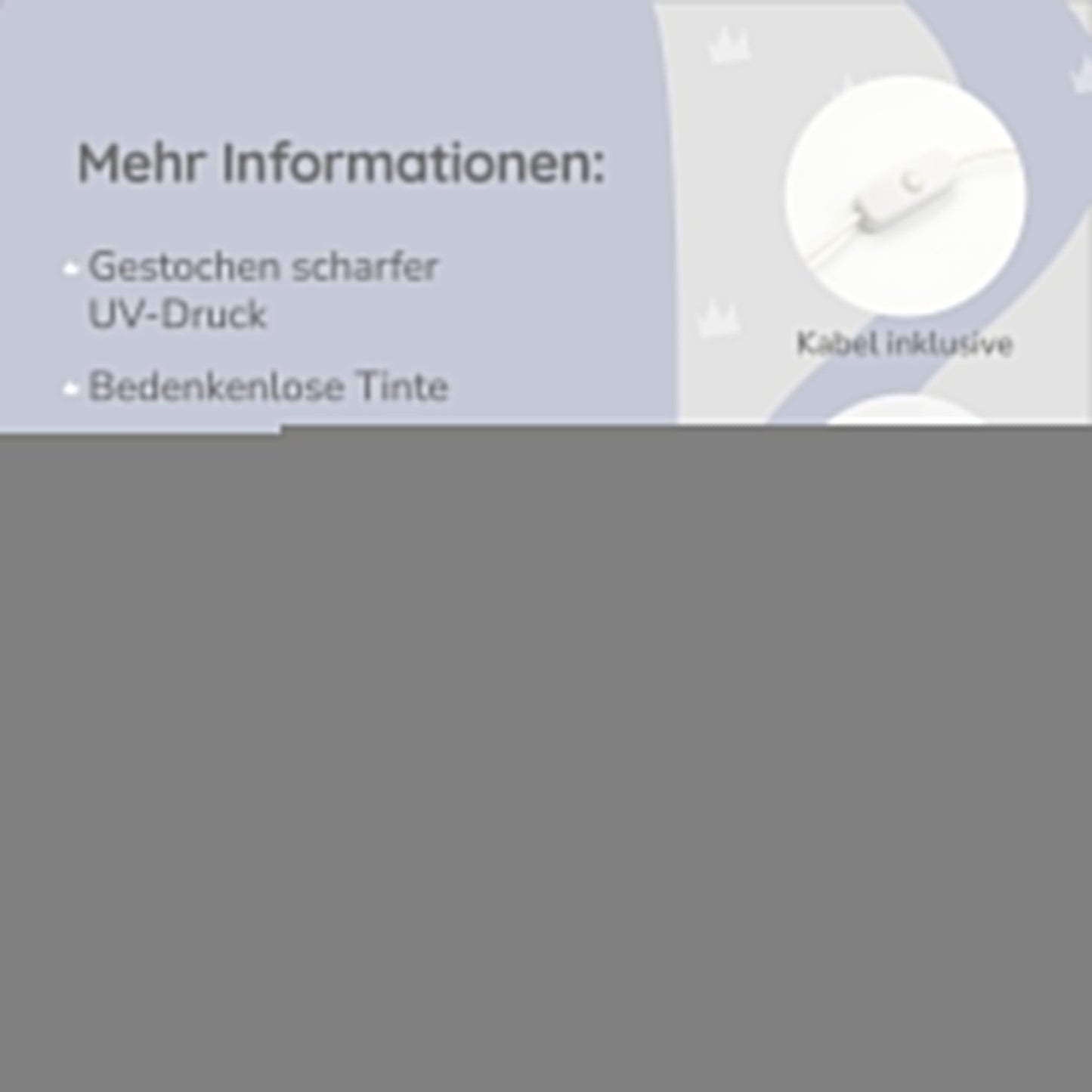 LED Nachtlicht Kinder personalisiert -  Boho Regenbogen