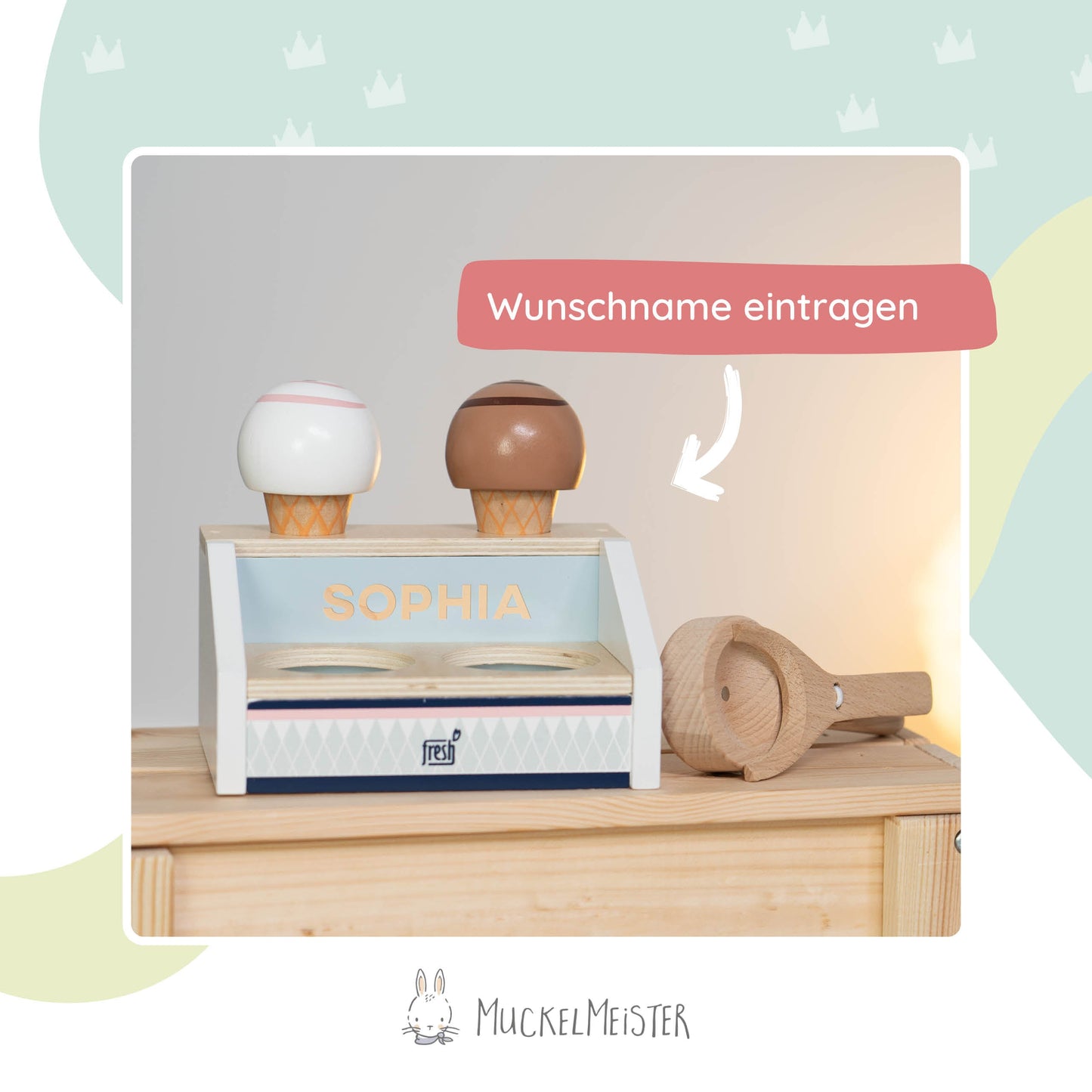 Eistheke "fresh" Spielzeug aus Holz